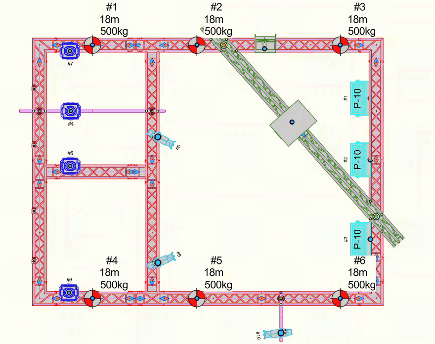 Punkt in der AutoCAD-Zeichnung wird verschoben, VStatics berechnet die Lasten neu